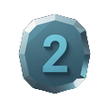 Casea Casino Einzahlungsstufe 2 Badge in Azurblau